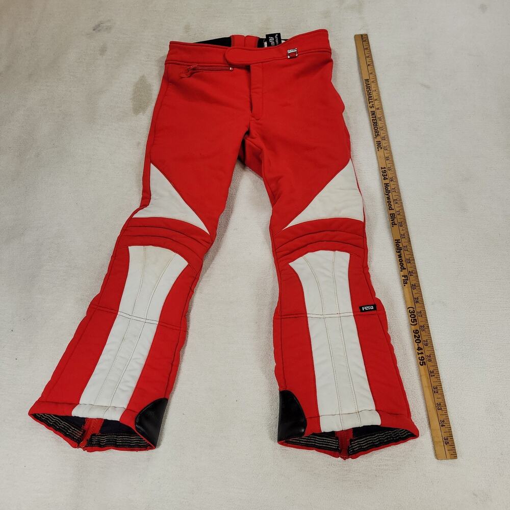 Red and White Women's Pants - Picture 3 of 16